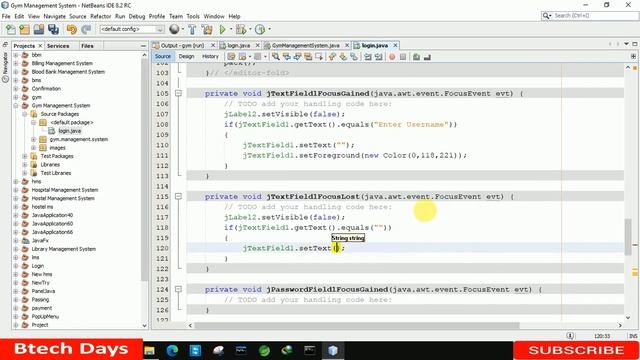 1. Gym Management System in java - Login Page (JFrame, Mysql Database, Netbeans IDE) смотреть онлайн