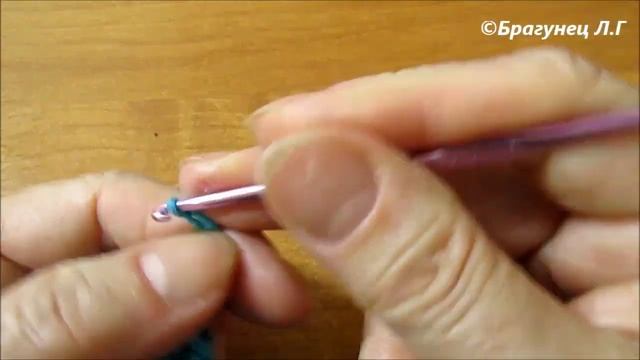 Школа рукоделия - видеоуроки. Самые простые узоры крючком.Узор 1