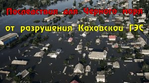 Последствия для Черного моря от разрушения Каховской ГЭС: «Холера и цветение»