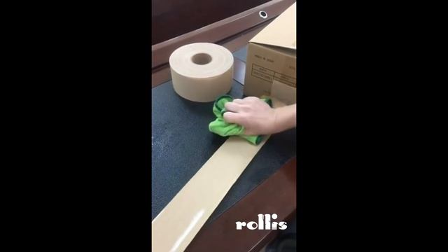 Клейкая бумажная крафт лента активируемая водой