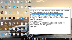 how to fix "steam must be running to play this game (steamapi_init()failed)"100% genuine