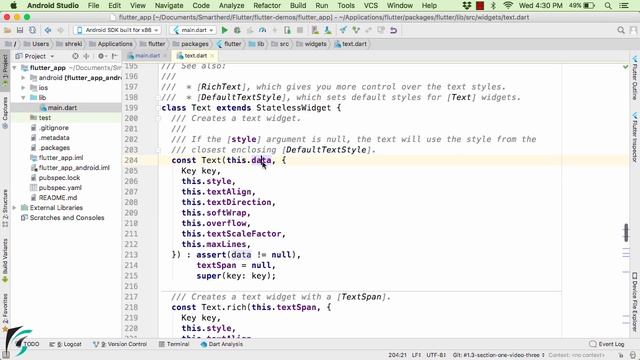 Create First Flutter Application: Flutter Hello World Tutorial: Flutter Dart Tutorial #1.3