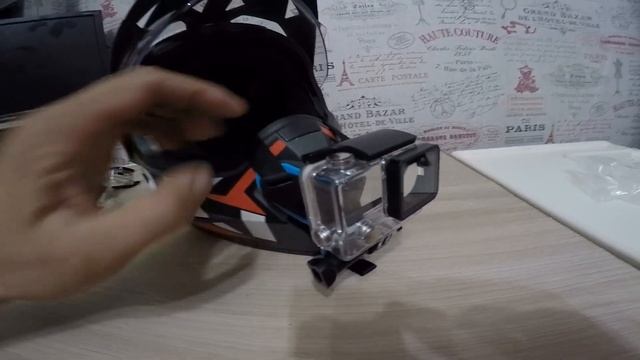 Крепление под экшен камеру на мотошлем!!!! смотреть онлайн