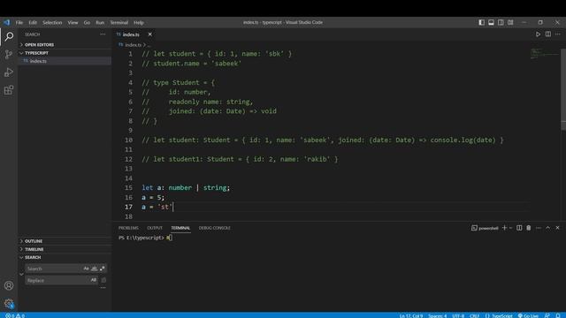 Introduction to union in TypeScript