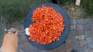 Консервированные жареные овощи на зиму.