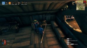 ГАЙД VALHEIM ► СТРОИМ КУЗНЮ - СОЗДАЕМ БРОНЗОВУЮ БРОНЮ