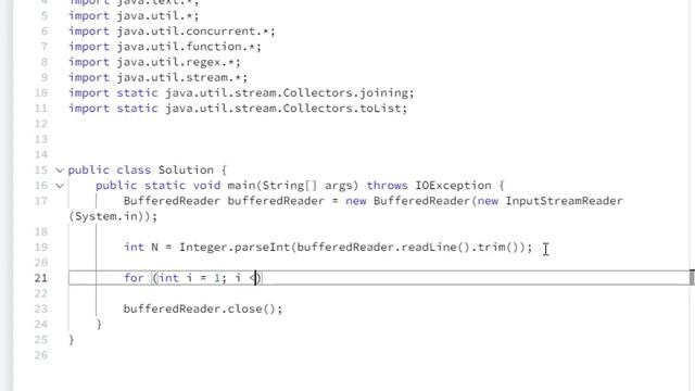 [SOLVED!] Java Loops I - HackerRank смотреть онлайн