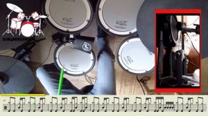 Maneskin - Zitti E Buoni (winner eurovision 2021) Drum Cover, Drum Karaoke, Sheet Music, Tutorial