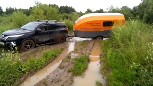 Кемпер Грани по бездорожью Оборино. Camper Grani offroad