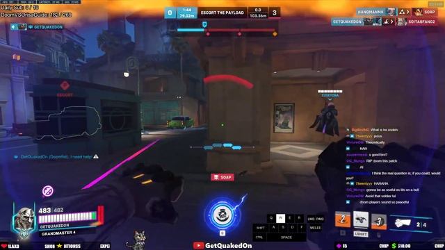 Overwatch 2 Rollout Doomfist God GetQuakedOn Tryhard Gameplay & POTG смотреть онлайн
