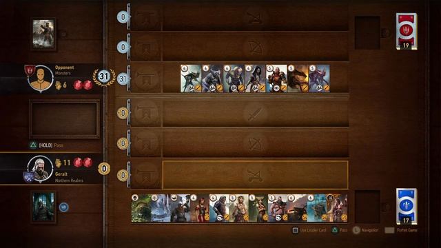 How to defeat a monster deck in gwent card game from witcher 3. смотреть онлайн