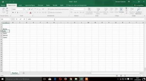 Introdução ao programa (1-12) - EXCEL 2016