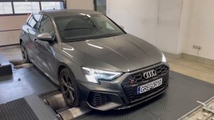 Audi S3 8Y 465KM 2.0TFSI STAGE 2 GREGOR10 ChipTuning Dyno Live Acceleration DRAGY 0-100km/h