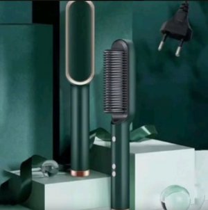 Новый выпрямитель для волос, Мужская Расческа для бороды, турмалиновая керамическая щетка