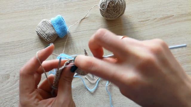 пинетки спицами смотреть онлайн