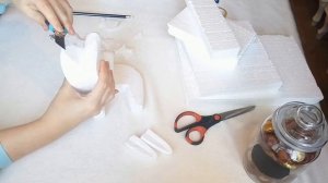 Зайчик из пенопласта своими руками / Зайчик из роз своими руками / Мишка из роз