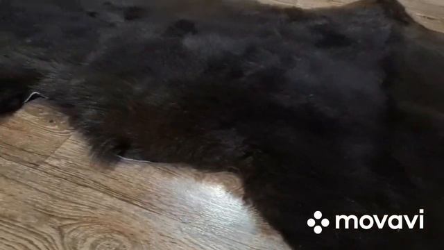 КОВЕР ИЗ ДВУХ ТЕМНО-КОРИЧНЕВЫХ ОВЧИН "ВЕНГЕ" (КОД: 4470) смотреть онлайн