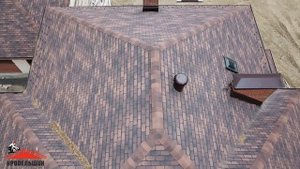 Новосибирск. Поселок Европейский. Гибкая черепица Деке (Docke Pie) Женева Кофе