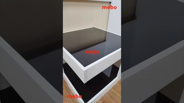Стол журнальный СЖ20 белый_черный