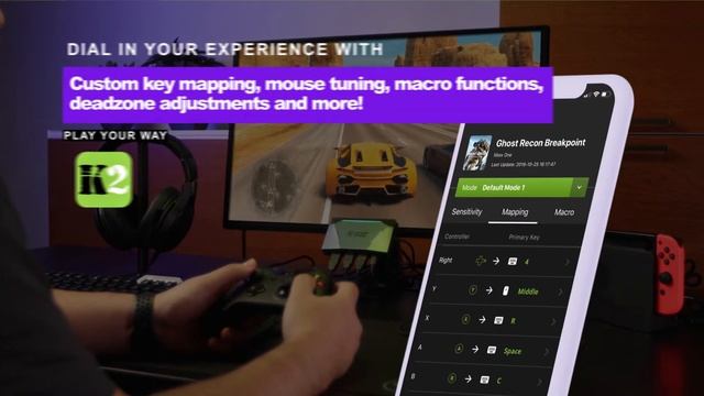 KeyMander 2 Keyboard & Mouse Adapter Plus Controller Crossover (GE1337P2) смотреть онлайн