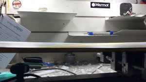 Ремонт скользяка на сноуборде большой площади