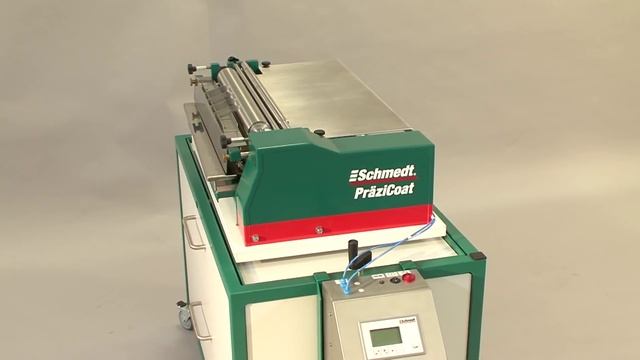 Schmedt PraziCoat, двухвалковая клеемазательная машина