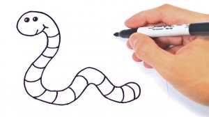 Как нарисовать червяка | How to draw a worm