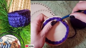 Соединение первого ряда на деревянном донышке / Все про вязание от @lentopryazha.karlen