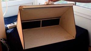 Покрасочная камера складная с освещение и вытяжкой AIRBOX bi TURBO от MACHBOX.