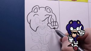 Drawing Spinning Tails / Sonic / Sonic Says / Phantom Attack /Friday Night Funkin/ fnf drawing?