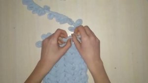 Детский плюшевый вязаный снуд без крючка и спиц из Alize puffy