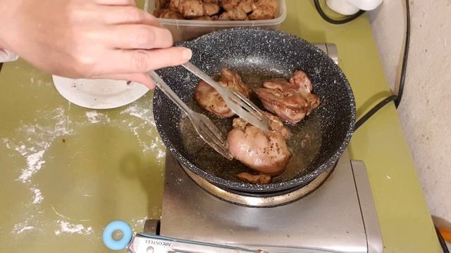 Как правильно поджарить куриную печень.