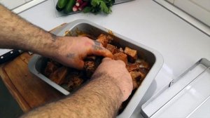 ШАШЛЫК ИЗ ГОВЯЖЬЕГО ЯЗЫКА В ДУХОВКЕ - LANGUE DE BOEUF KEBAB AU FOUR