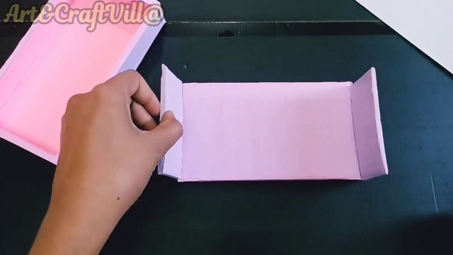 How to make pencil case with waste cardboard/ DIY compass box/best out of waste /diy pen pencil cas