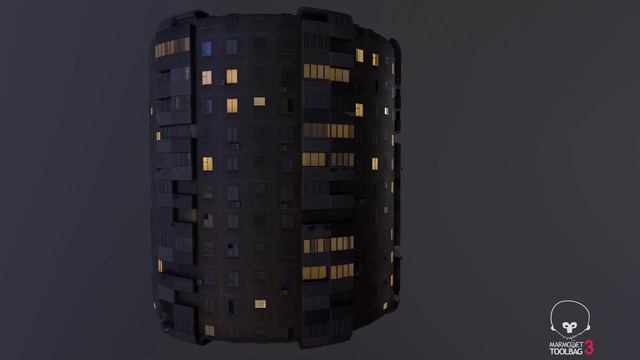 Substance Designer - Procedural Material (Soviet Panel Building - Night) смотреть онлайн