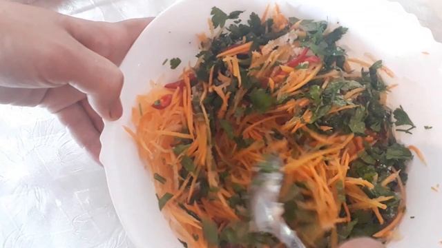 Острые Помидорчики с Морковью По-Корейски