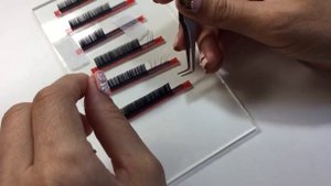 Формирование пучка 2Д. Наращивание ресниц. Объемное наращивание ресниц.