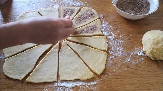 Рогалики на кефире к чаю Рогалики с сахаром и корицей