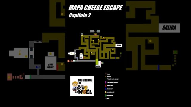 ROBLOX CHEESE ESCAPE CHAPTER 2 MAP | GUIA EN DESCRIPCION #shorts #youtubeshort