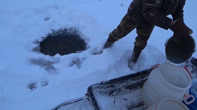 ЕДЕМ ЗА ВОДОЙ НА НОВОМ СНЕГОХОДЕ SM 002. - 36 ГРАДУСОВ. ДЕРЕВЕНСКИЙ БЫТ. КОМИ РЕСПУБЛИКА. смотреть онлайн