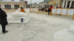 Фестиваль Скульптур из снега в Костроме 2023 г. Участник 36,37
