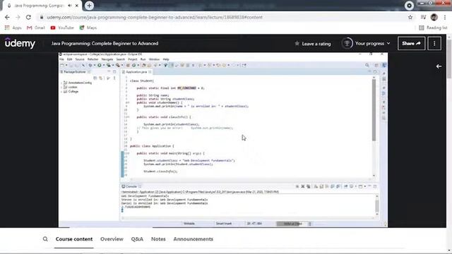 DAY 4 | 365 DAYS OF CODE | Constructors, this and this() смотреть онлайн