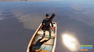 Rust - Мотор, ящик и канистра в лодке!