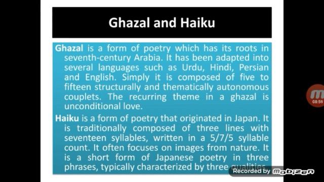 Forms of Poetry with examples|Ballad, epic, ode, lyric, elegy, sonnet, ghazal, haiku|Bamdev Poudyal смотреть онлайн