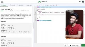 Amazon Coding Question | Count Pair Sum | Daily Dose-12 | Tamil | code io