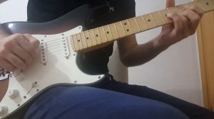 Iron Maiden - Fear Of The Dark Guitar Solo Cover (Dave Murray's Part) (With backing track&tab soon)
