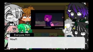 ?Monster School react to "To The Void" by Rainimator?//Minecraft Rainimator Reaction