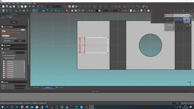 FreeCAD Tutorial | Exercise 21: Creation 3D Model of Detail from 2D Draft for Begginers смотреть онлайн