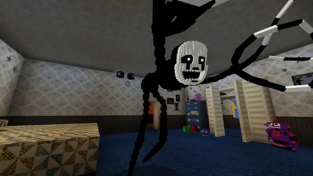 All FNAF Jumpscares/Attacks in Minecraft (1-5) [AdamTaylor Addons] смотреть онлайн