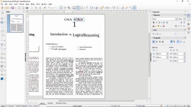 How to Edit Scanned PDF Document | LibreOffice Tutorial 2021 | Hindi